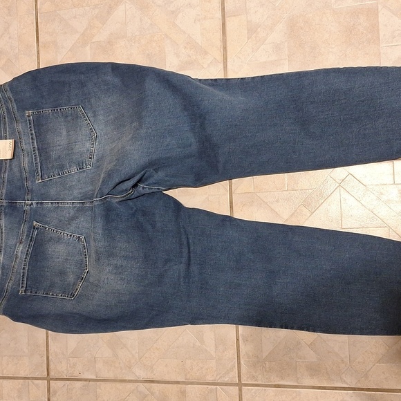 q Wonderly Blue Stretch Super Skinny Pull On Jeans 22W.  NWT - Picture 3 of 8